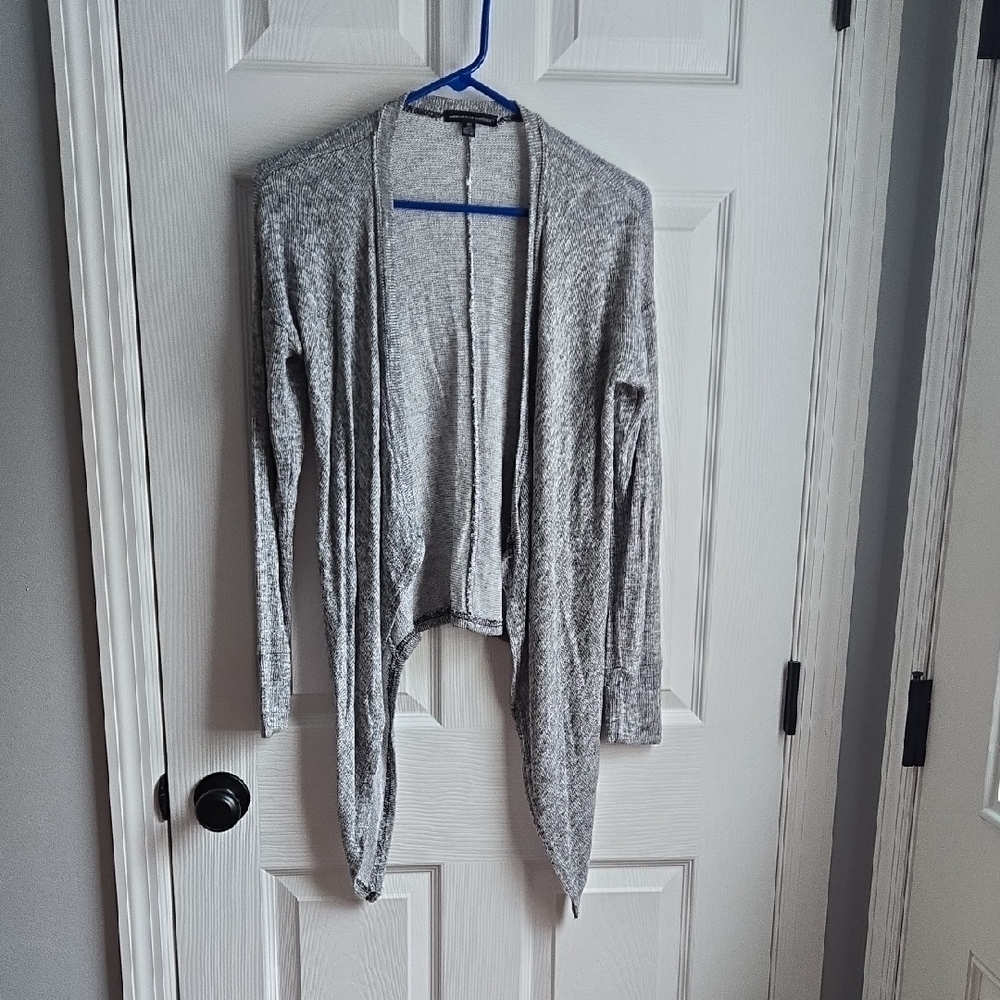 American Eagle Outfitters Heather Gray Cardigan
